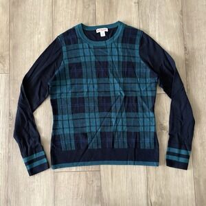 Brooks Brothers Red Fleece Merino Wool Blend Sweater Preppy Casual Women's Small